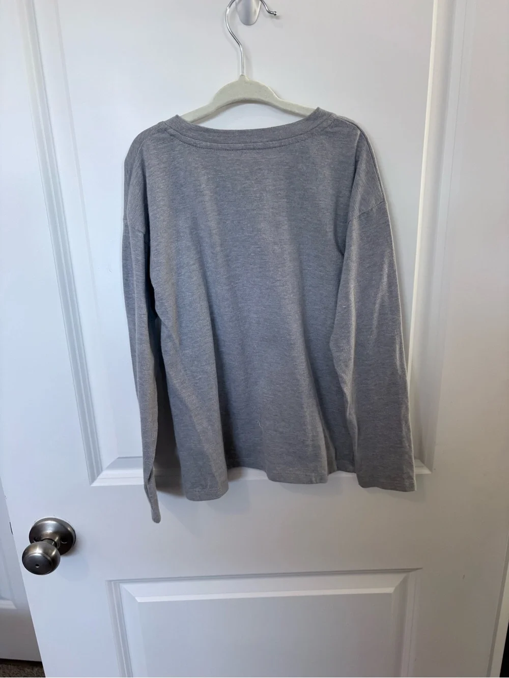 3/$10 - Girls' Gray Long-Sleeve Tee with Multicolor 'You Can Sit With Me' Print